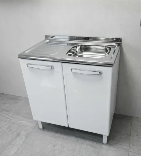 Kit Cozinha Completo! Gabinete Bertolini Evidence + Pia Inox Embutida