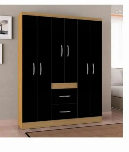 Guarda Roupa MIlão 6 portas 2 Gavetas
