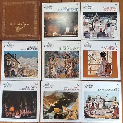 Coleção Completa as Grandes Óperas Discos de Vinil