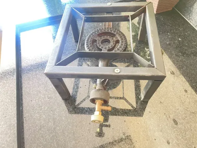 Fogareiro Industrial a Gás - Queimador de Ferro Fundido