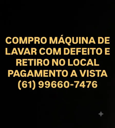 Compra se máquina de lavar 