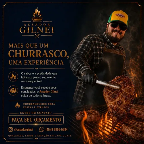 Churrasqueiro a domicílio | Aniversário | Corporativo