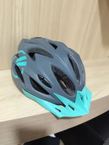 Capacete Elleven MTB In Mold Air Channel Tech - Cinza/Verde