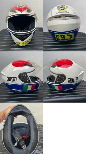 Capacete AGV VALENTINO ROSSI TAMANHO 61