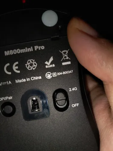 MOUSE DELUX M800 MINI PRO BLACK 
