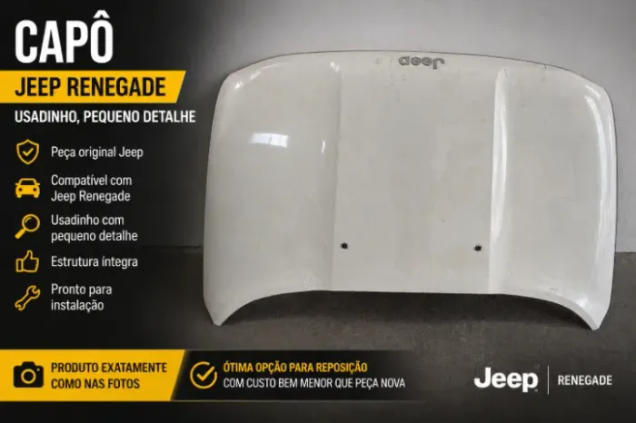 Capo  Jeep Renegade ORIGINAL usado Pequeno detalhe