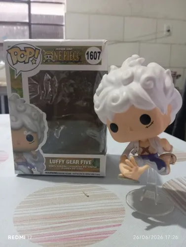Boneco funko Luffy guear five usado novinho 
