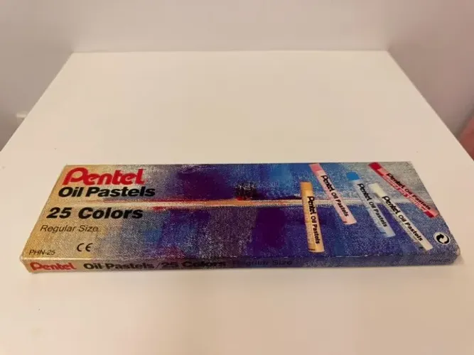 Giz Pastel Oleoso Pentel 25 Cores PHN-25