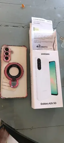 Celular a26 5g 254 gigas zero na caixa