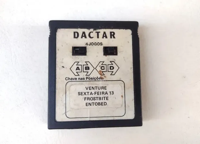 Cartucho 4x1 Atari - Venture, Sexta 13, Frostbite, Entobed