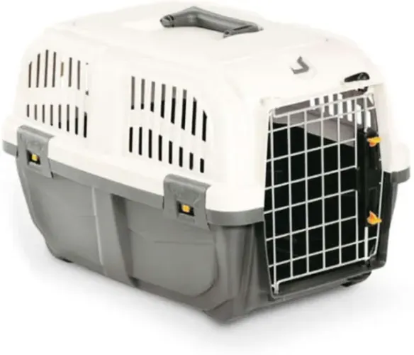 Caixa Transportadora United Pets Skudo Cinza - Tam. 03