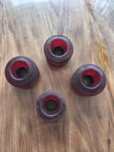 Jogo 4 rodinhas Skate 5 e 5,5cm