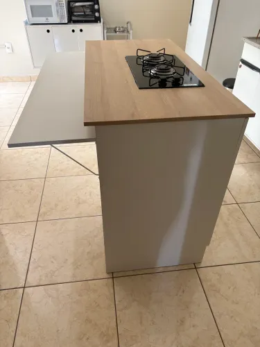 ILHA PARA COOKTOP + COOKTOP DE VIDRO 