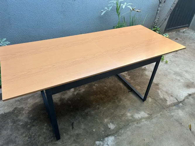 Mesa estilo industrial 6 lugares Entrego