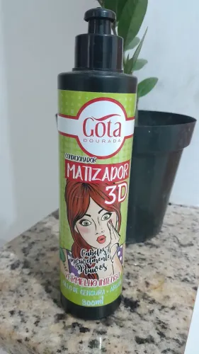MATIZADOR 3D, Gota Dourada | Vermelho intenso, 300ml