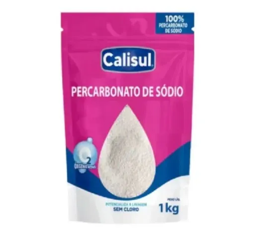 Percabonato de Sódio 100% Puro Tira Manchas Calisul Alvejante Roupas Brancas