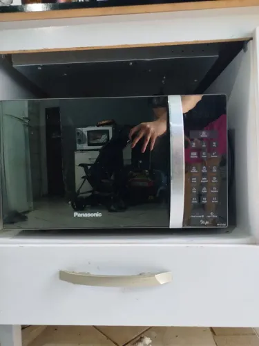 Microondas Panasonic Espelhado 34L