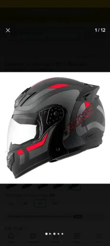 Capacete escamoteável Mixs Gladiador Articulado