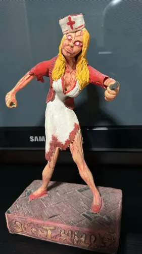 Action Figure "A ENFERMEIRA" do Jogo Silente Hill, feita artesanalmente em resina