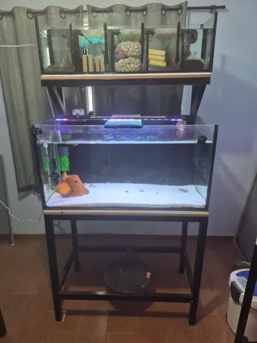 Aquário completo com sump aéreo