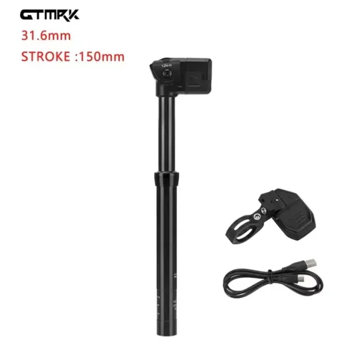 Canote Retratil Gtmrk 31,6mm, Wireless Axs, sem fio. Curso 150mm.