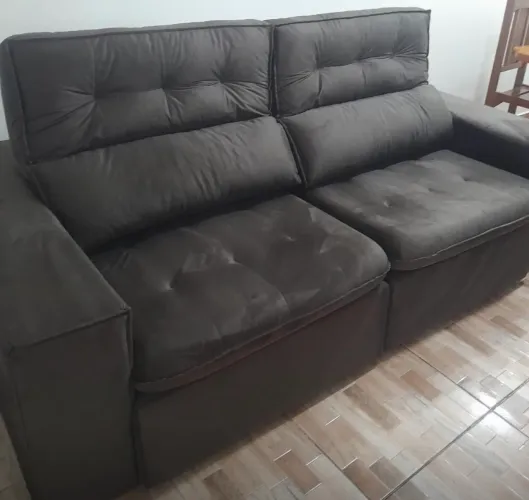 Sofá Cinza Grafite 2,30 NOVO ENTREGA HOJE