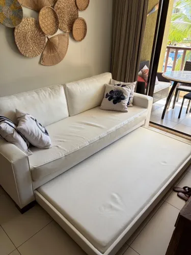 Sofá Cama Solteiro com Cama Auxiliar - Novo Projeto
