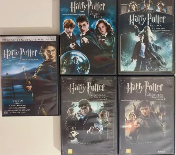 Coleção DVD Harry Potter Completa