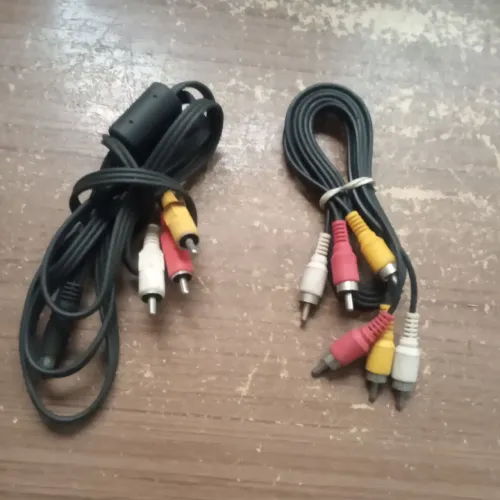 Cabos para som rca