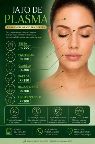 Jato de plasma rejuvenescimento que dura de 3 ha cinco anos 