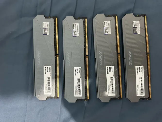 Memórias ram 32gb 3000 (4x8) Gloway DDR4