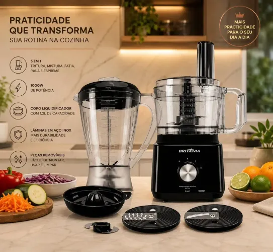 Multiprocessador de alimentos