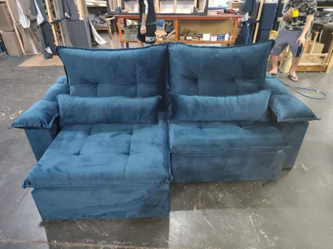 SOFA RETRATIL RECLINÁVEL 2.30 FRETE GRÁTIS