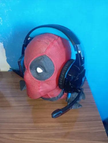 Fone Headset Kotion Each G2000 / Suporte personalizado DeadPool