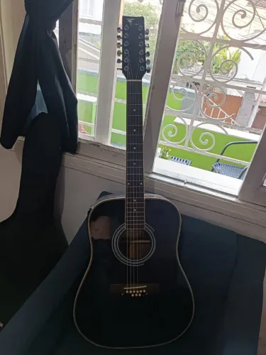 Vendo violão Eagle 12 cordas semi acústico.