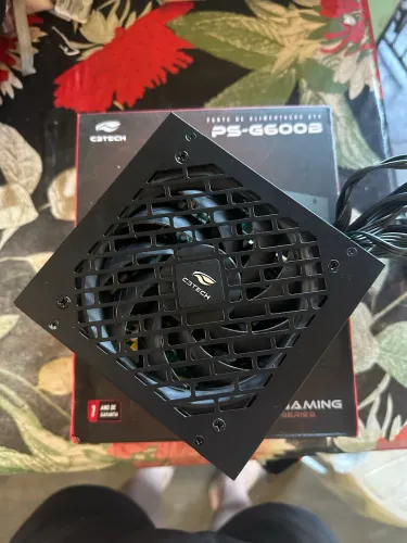 Fonte De Alimentação Gamer 600w 80Plus