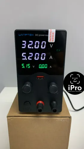 Fonte de Bancada 32V 5A C/ USB Cherger e Amperímetro Digital