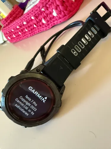 Relógio Garmin sapphire solar fenix 7 pro