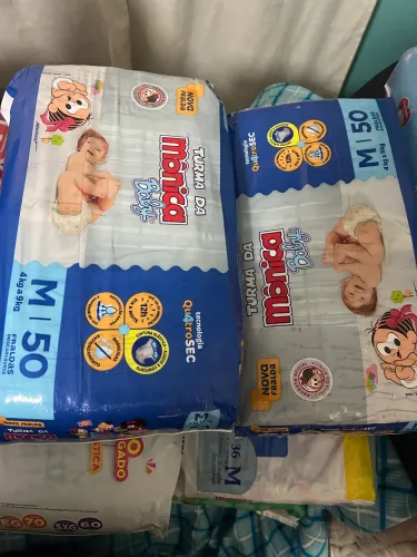 Dois pacotes da Turma da Mônica tamanho M /$40 cada