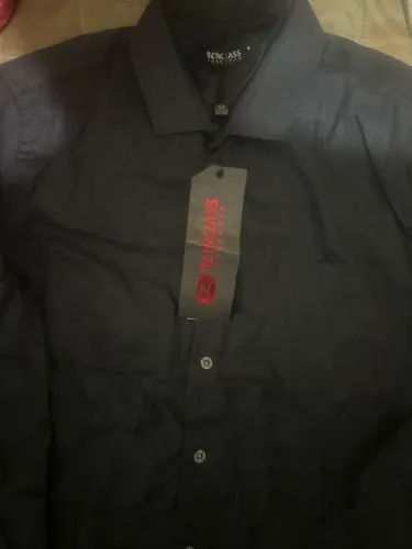 camisa social manga longa, blinclass. Nova.
