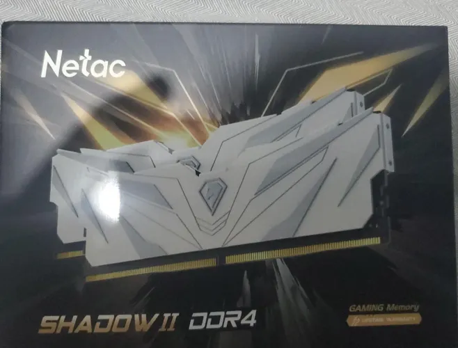 Memória Ram Netac Shadow 2, 1x16gb 3200mhz