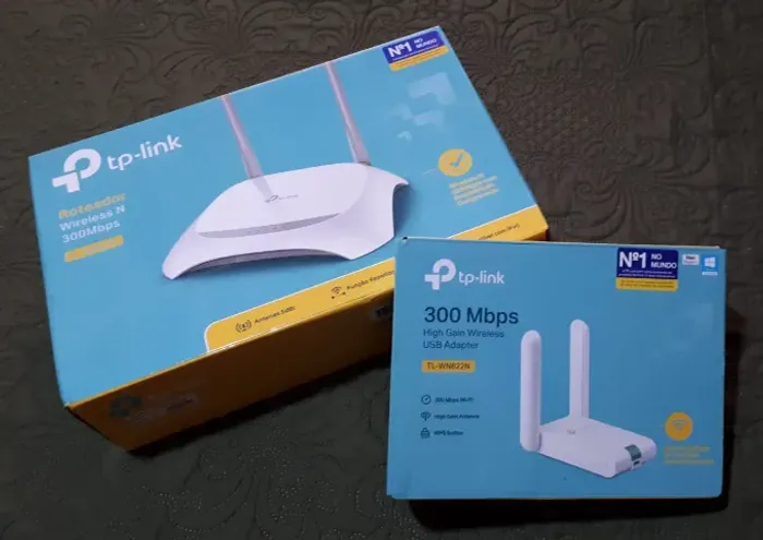 Kit Roteador TP-Link 840n + Adaptador Wireless TP-Link 822n