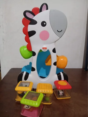 Zebra blocos brinquedos surpresa