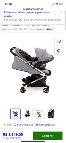 Carrinho e Bebê Conforto Infanti Legend