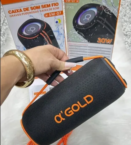 Caixa de som 30w Ol'gold. Entrega grátis 