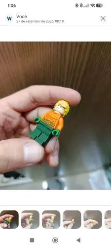 Lego Minifigura Original Usada Aquaman ( Se encontra usado conforme fotos)