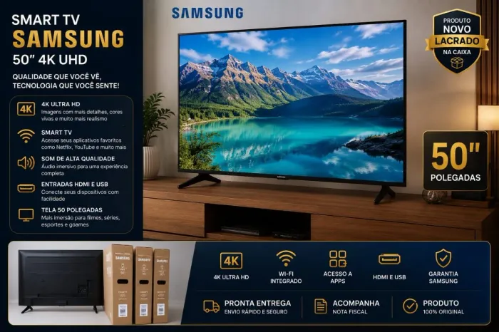 SMART TV SAMSUNG 50" 4K UHD
