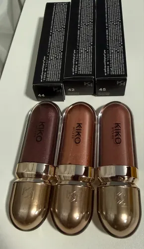 Gloss kiko Milano cor 42, 44 e 45 edição ilimitada