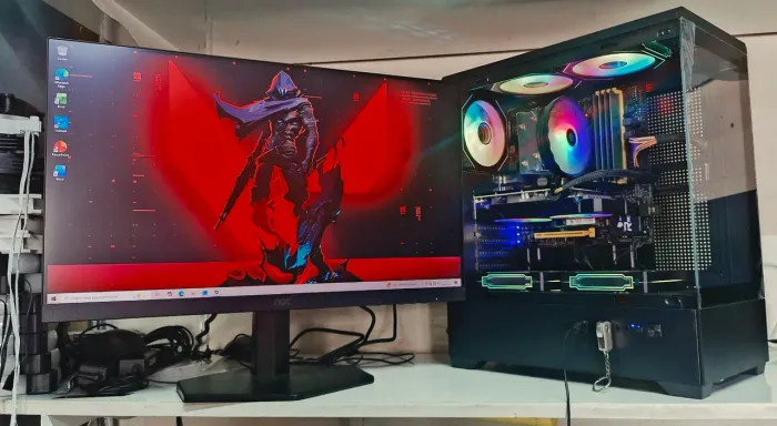 PC Top RYZEN 5/ 16GB RAM/ RX 8GB GDDR6/ monitor 200Hz/