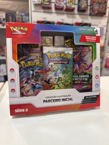 Coleção Ilustração Parceiro Inicial Série 2 Pokemon Português Copag